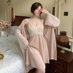 136 pink two-piece set / M