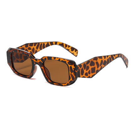 2026 European and American Irregular Punk Sunglasses Retro Ins Sunglasses Street Style Small Square Frame Men's Street Style Cut-Edge Glasses