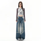 Retro blue trousers / XS