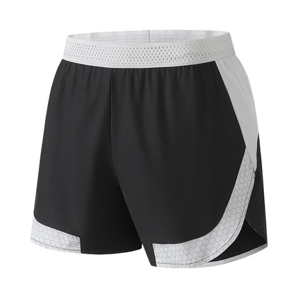 Amazon Cross-border New Fake Two-piece Sports Pants Men's Quick-drying Outdoor Running Pants Men's Light and Breathable Sports