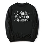 round neck black / S