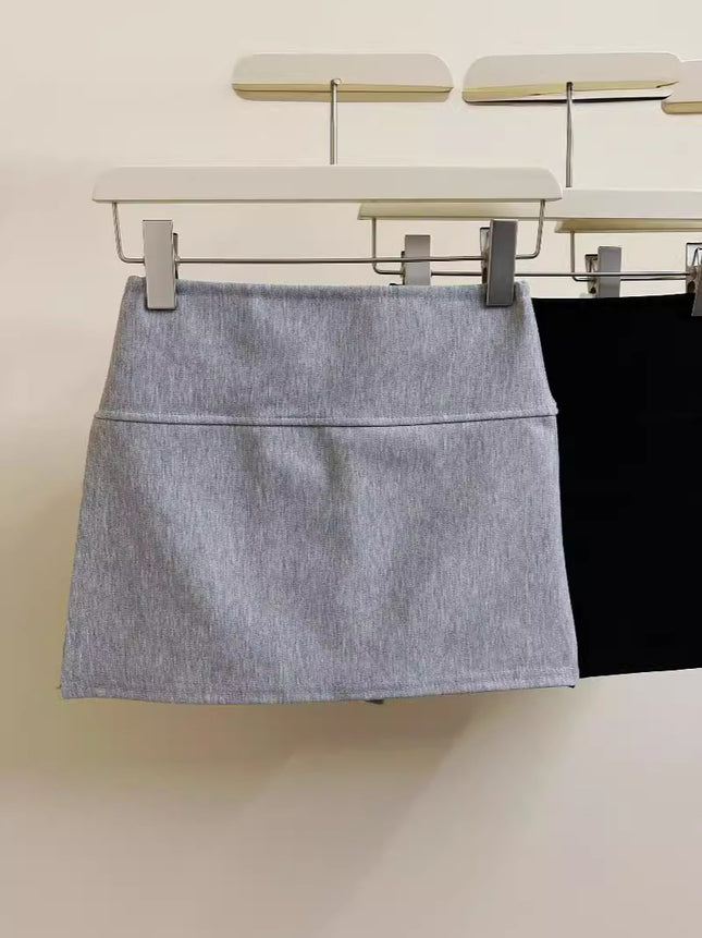 2024 Summer Pants Skirt Design Sense Sports Skirt Spice Girls Yoga Pants Anti-Light High Waist Hip Skirt Skirt
