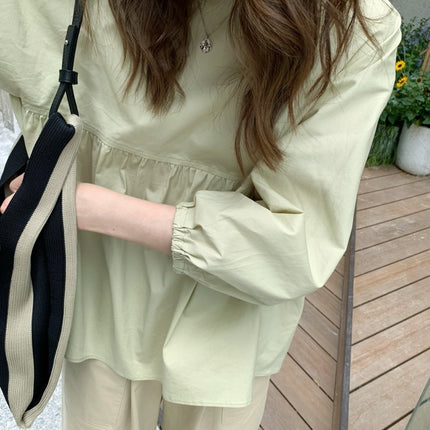 Kamakura Notes Japanese-Style Lantern Pants Workwear Casual Lazy Style Loose Cropped Pants Japanese and Korean Casual Style
