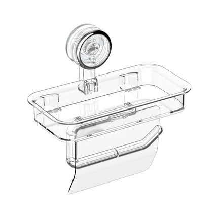 Suction Cup Toilet Roll Paper Holder Wall-mounted Punch-free Toilet Paper Rack Waterproof Tissue Box Bathroom Toilet Paper Box
