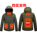 Military color-four-zone heating suit / M