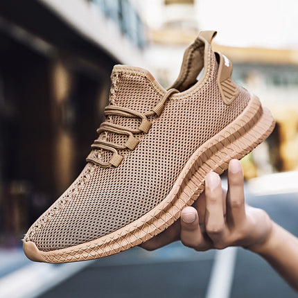 Men's shoes fly woven mesh breathable casual shoes cross-border foreign trade AliExpress Amazon large size board sports shoes men