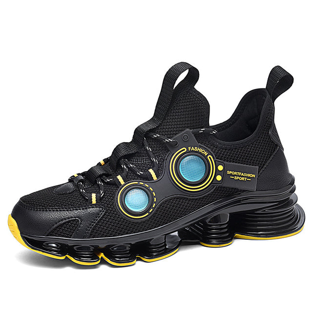 Cross-Border Large Size Blade Shoes Men's Breathable Running Casual Sports Shoes Men's Non-Slip Shock-Absorbing Running Blade Sports Shoes
