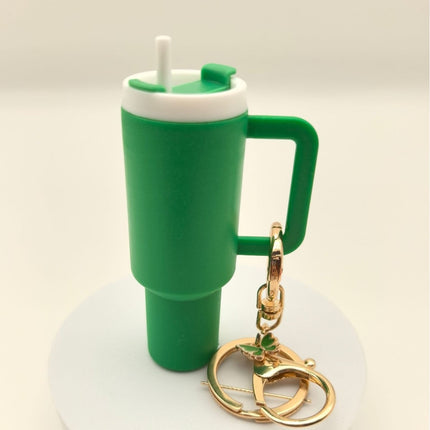 New detachable mini Stanley keychain Stanley ice cup butterfly with straw outdoor portable