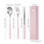 Pink silver three-piece set [powder box]