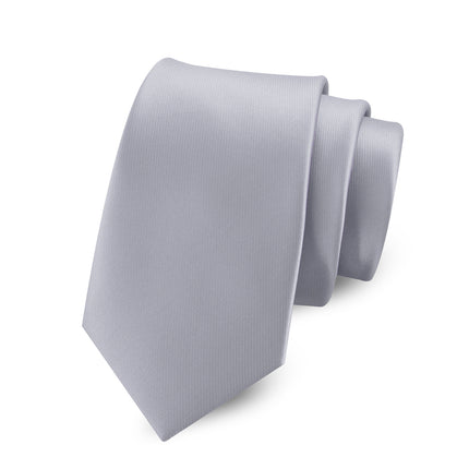 Men's 6cm Plain Tie, Business Blue Narrow Solid Color Tie, Wholesale Fashion Tie to Match Suits, 7cm Tie