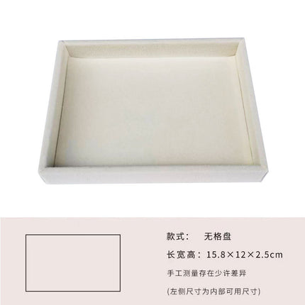 [Jewelry storage artifact] factory direct jewelry storage box jewelry storage plate earrings ring storage finishing