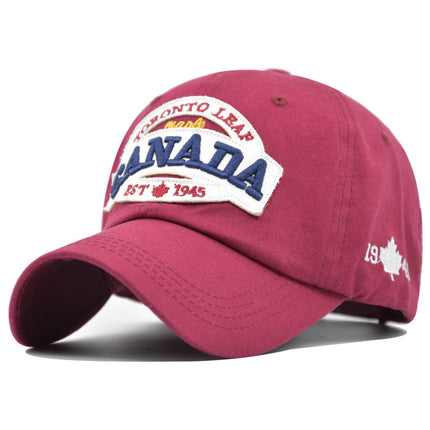 Hat Men's and Women's Four Seasons Letters Embroidered Soft Top Baseball Cap Korean Sunscreen Sun Hat Outdoor Casual Cap