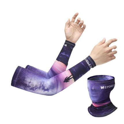 Sun protection oversleeve men's and women's summer Thin Ice Silk outdoor sports UV protection arm cover outdoor riding driver