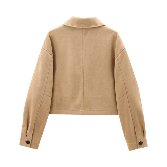 Cross-Border Export Aliexpress Hot New Product Export Women's Clothing Wholesale Zr Now Pure Leather Short Jacket Jacket