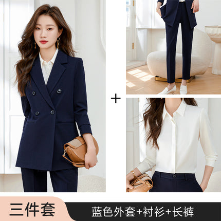High-end suit suit women's spring and autumn new jewelry hotel front desk work clothes temperament professional formal suit jacket