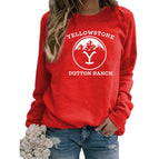 Red dress (white font) / S