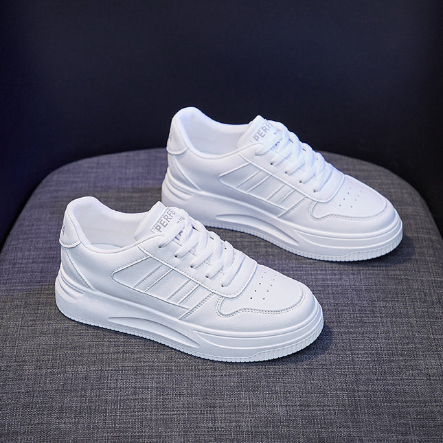 Spring and Autumn Casual Women's Board Shoes New Women's White Shoes Fashion Thick Sole Simple Women's Casual Shoes sneaker