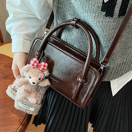 This Year's Popular Niche Design Small Bags for Women 2025 New Korean Style Fashion Ins Satchel Shoulder Small Square Bag