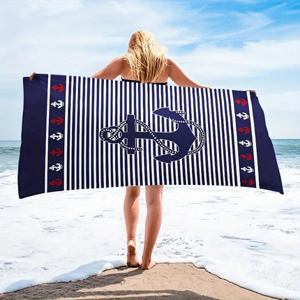Cross-border Beach Towel Quick-drying Absorbent Beach Towel Microfiber Digital Printing Bath Towel Adult Amazon Plus