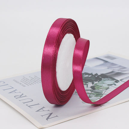 1cm Ribbon Gift Packaging Ribbon Cake Baking Gift Box Ribbon Wedding Decoration Cross-border Ribbon Wholesale