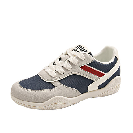 Summer Student Casual Daily Soft-Soled Non-Slip Round-Toe White Shoes Moral Training Shoes Retro Versatile Flat-Soled Casual Women's Shoes