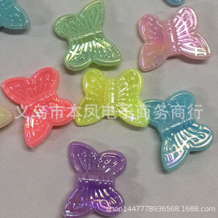 Acrylic light color plated AB colorful diy children beaded material candy AB colorful beads jewelry accessories