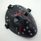 Black Red Jason Mask