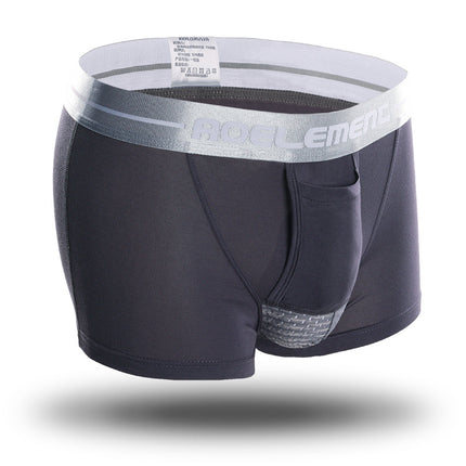 Spermatic cord bullet separation scrotum support men's underwear men's venous bottom shorts bag curved boxer head