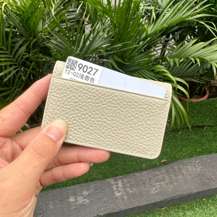 Cross-Border Foreign Trade New Genuine Leather Multi-Ring Binder Mirror Window Small Card Holder First Layer Cowhide Card Bag Document Storage Card Album Card Holder