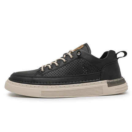 Men's Summer Breathable Versatile Korean Style Trendy Sneakers, Men's Mesh Thin Thick-Soled Non-Slip Casual Height-Increasing Shoes