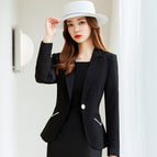 One-piece black coat / S