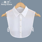 White peak collar (pearl button)