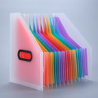 Upgraded white outer panel (13-compartment colored inner pages)