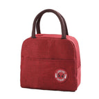 Bear meal bag-[burgundy]