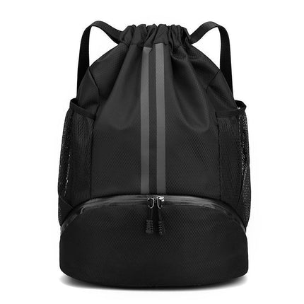 Basketball Bag, Swimming Bag, Dry and Wet Separation Swimsuit Storage Bag, Sports Backpack, Drawstring Backpack, Special for Swimming