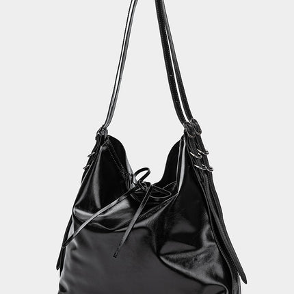 Z's 2025 Spring New Product Cross-Border Trendy Women's Bag New Year Series Buckle Decoration Large Capacity Shoulder Bucket Bag
