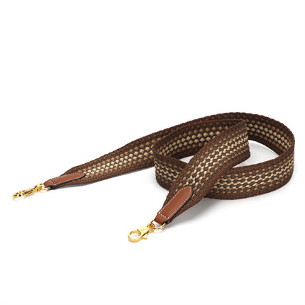 Suitable for Hermes Hermes Kelly bag vegetable basket bag evlin bag woven wide shoulder strap crossbody wide bag strap