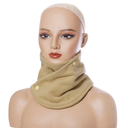 Factory direct autumn and winter plush ins style high color value neck collar warm cold students cute Joker scarf