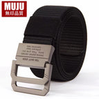 Double ring buckle black / 110cm