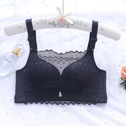 Summer new black tube top in stock thick cup underwear anti-light bra gathered women manufacturers explosion generation