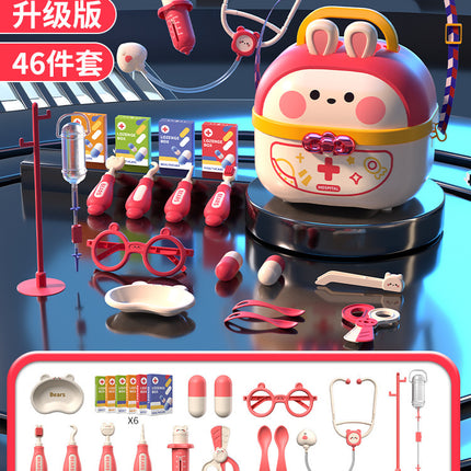 Simulation Medical Box Doctor Doctor Toy Set Boy Play House Play Injection Medical Suitcase Girl