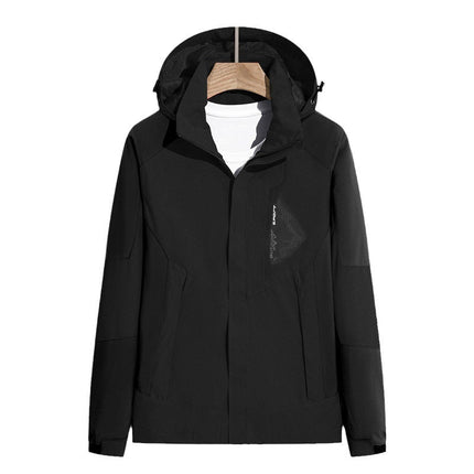 Factory Direct couple outdoor leisure jacket jacket Men's Outdoor color matching waterproof windproof jacket jacket New