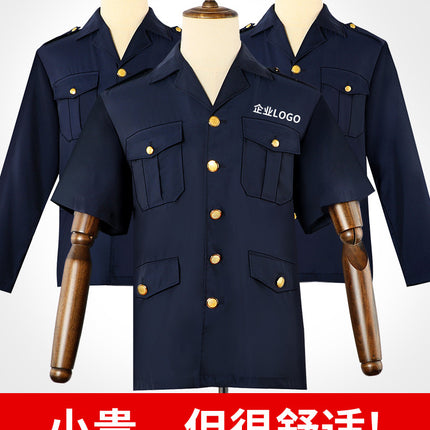 New-style Security Work Clothes Shirt Security Clothes Summer Clothes Short-sleeved Shirt Security Uniform Summer suit Men's Etiquette Clothes