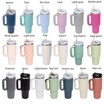 Cross-Border Second-Generation 40oz Large-Capacity Ice Cup 304 Stainless Steel Insulated Cup Portable Car Cup Car Cup