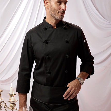 Zhenyao Hotel Chef Uniform Long-Sleeve Chef Workwear Men's Autumn and Winter Outfit Restaurant Kitchen Breathable Moisture-Wicking Workwear