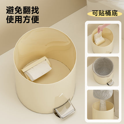 Garbage Bag Storage Box Kitchen Wall-mounted Storage Artifact Bathroom Multifunctional Withdrawable Plastic Bag Storage Box