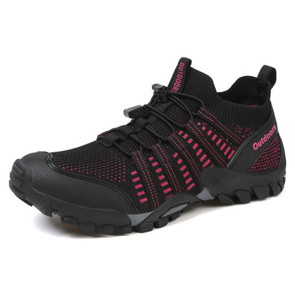 Outdoor Men's Mountain Climbing Amphibious Tracing Shoes Hiking Wild Fishing Camping Hiking Rock Climbing Shoes Non-slip Wear-resistant Climbing Shoes
