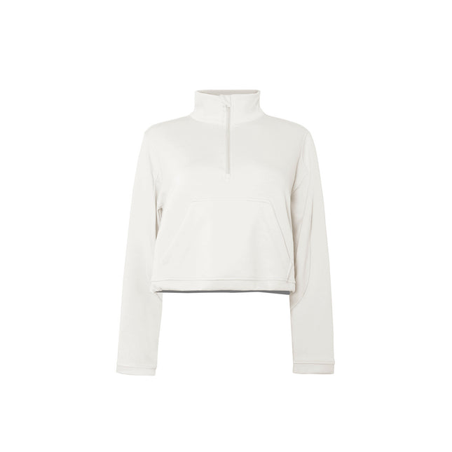 Half-Zip Sweatshirt Women's Sports Top 2025 New Jacket Petite Fitness Suit Loose Short Yoga Wear