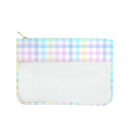 PVC Transparent Cosmetic Bag Beach Waterproof Mobile Phone Bag Large Capacity Cosmetic Bag Multifunctional Household Snack Storage Bag