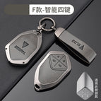 [Chang 'an dark blue F Intelligent 4-Key-Bronze Grey] Shell Ring Crescent Buckle / No specifications